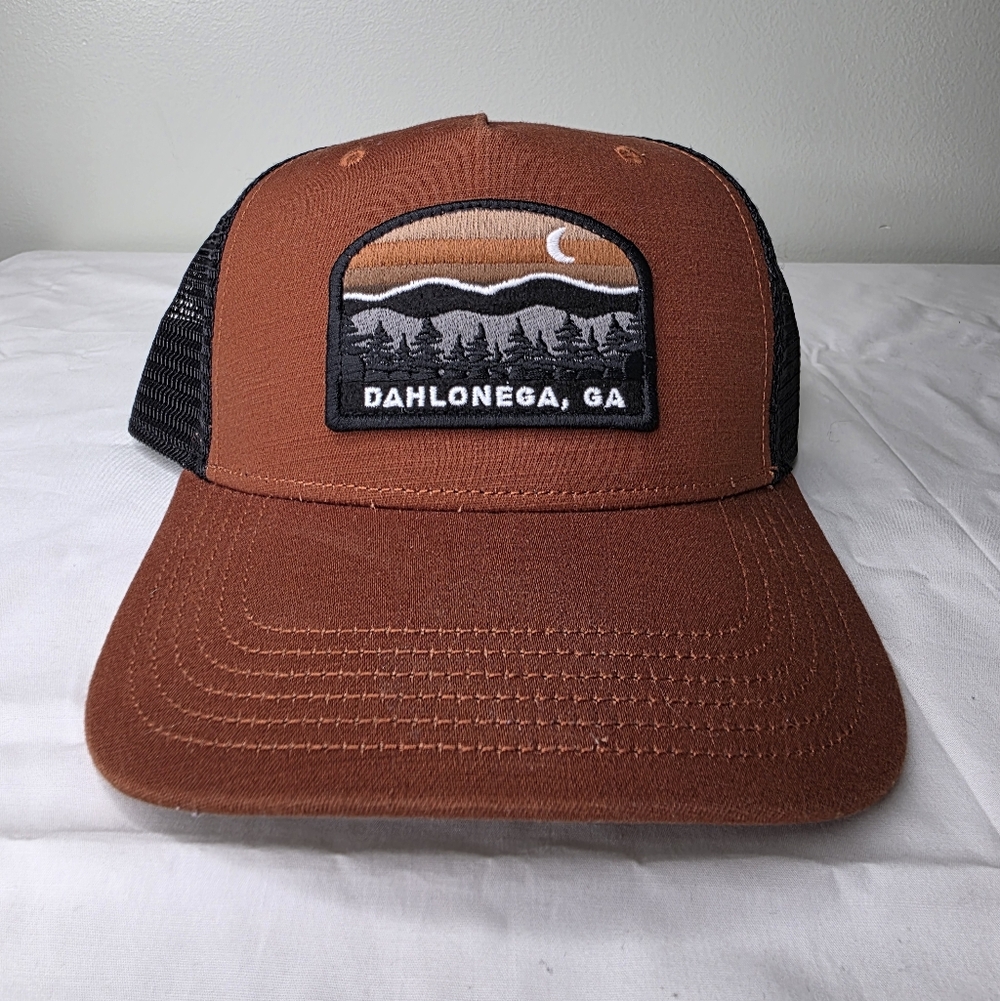 Legacy Burnt Orange And Black Dahlonega,GA Mesh Back Hat